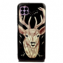 Skal Huawei P40 Lite Fluorescerande Majestic Deer