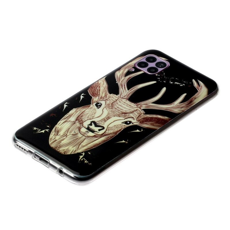 Skal Huawei P40 Lite Fluorescerande Majestic Deer