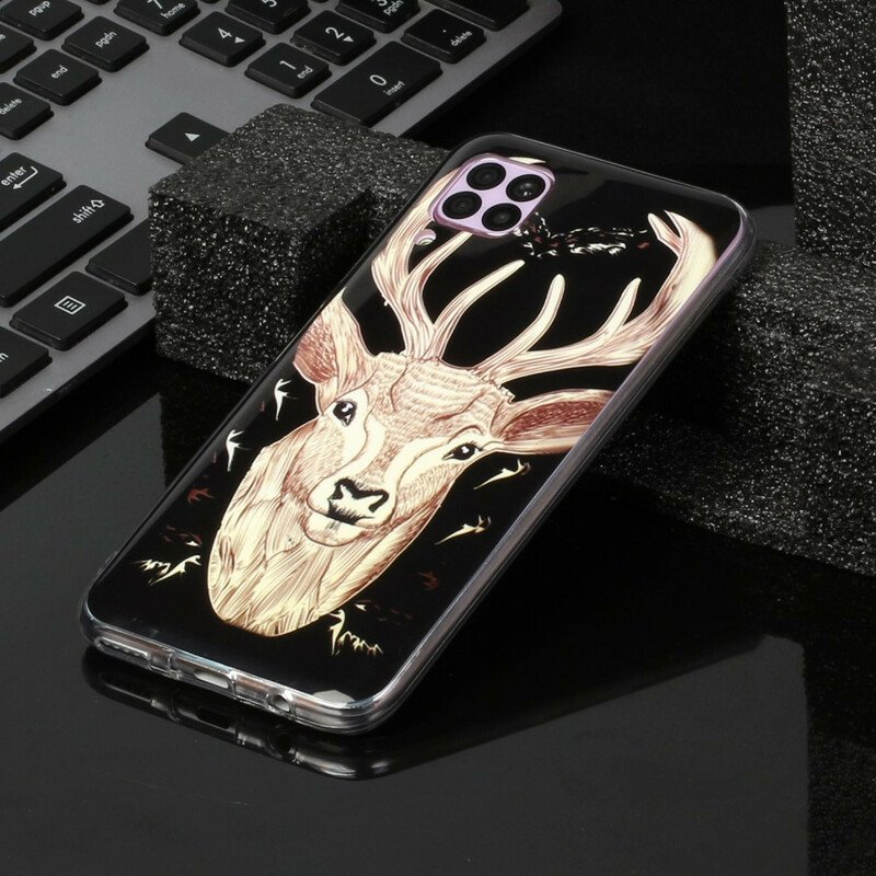 Skal Huawei P40 Lite Fluorescerande Majestic Deer