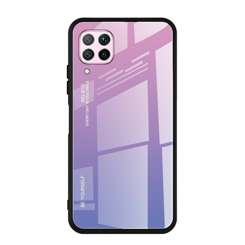 Skal Huawei P40 Lite Härdat Glas Var Dig Själv