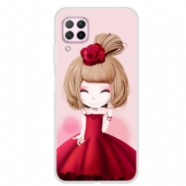 Skal Huawei P40 Lite Manga Lady