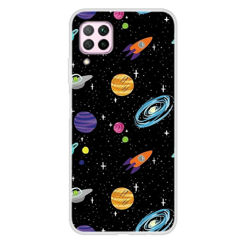 Skal Huawei P40 Lite Planet Galaxy