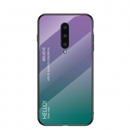 Skal OnePlus 8 Härdat Glas Hej