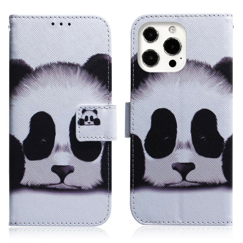 Fodral iPhone 13 Pro Panda Ansikte