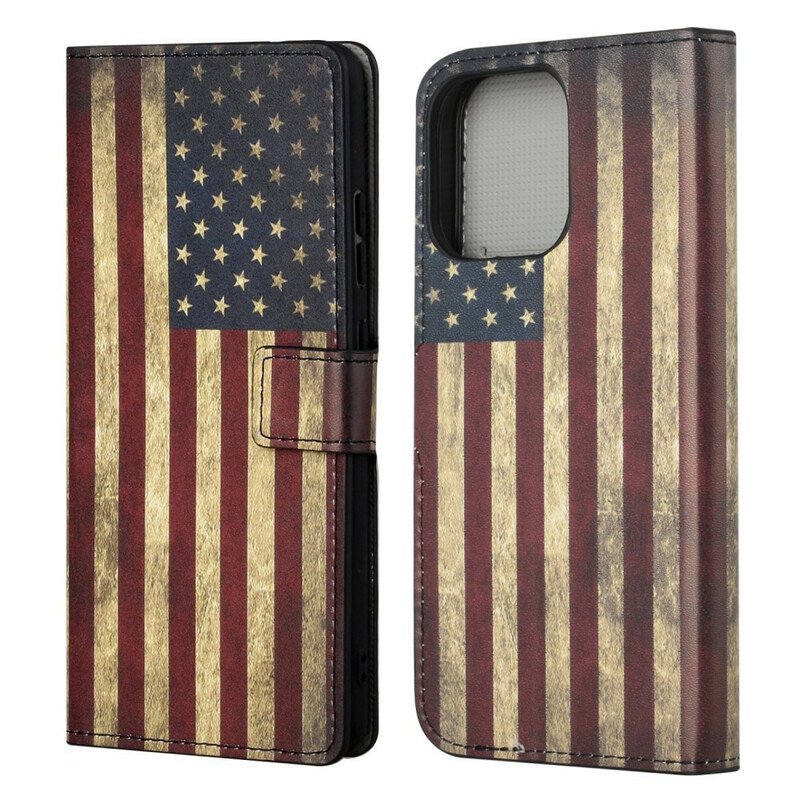 Fodral iPhone 13 Pro Usa:s Flagga