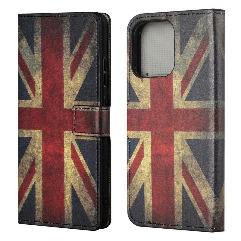 Folio-fodral iPhone 13 Pro Englands Flagga