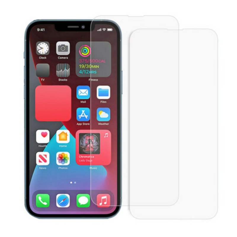 Härdat Glasskydd (2 Stycken) För Skärmen På iPhone 13 / 13 Pro