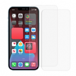 Härdat Glasskydd (2 Stycken) För Skärmen På iPhone 13 / 13 Pro