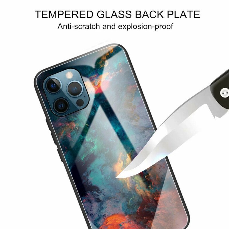 Mobilskal iPhone 13 Pro Himmelshärdat Glas