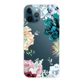 Skal iPhone 13 Pro Akvarell Blommor Topp