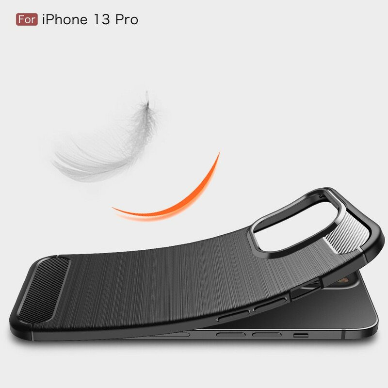 Skal iPhone 13 Pro Borstad Kolfiber