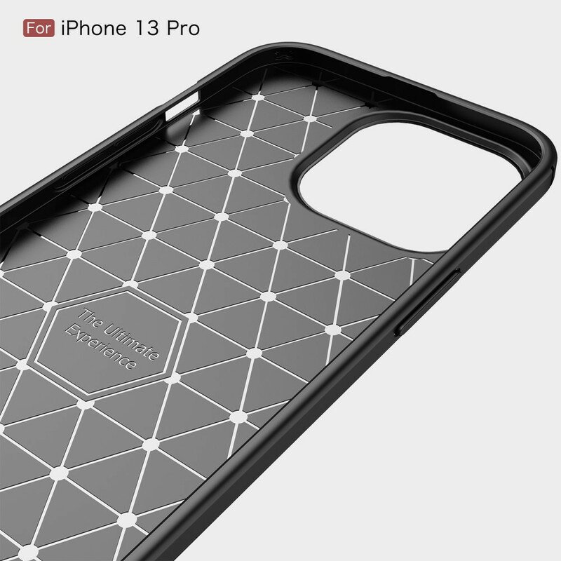 Skal iPhone 13 Pro Borstad Kolfiber