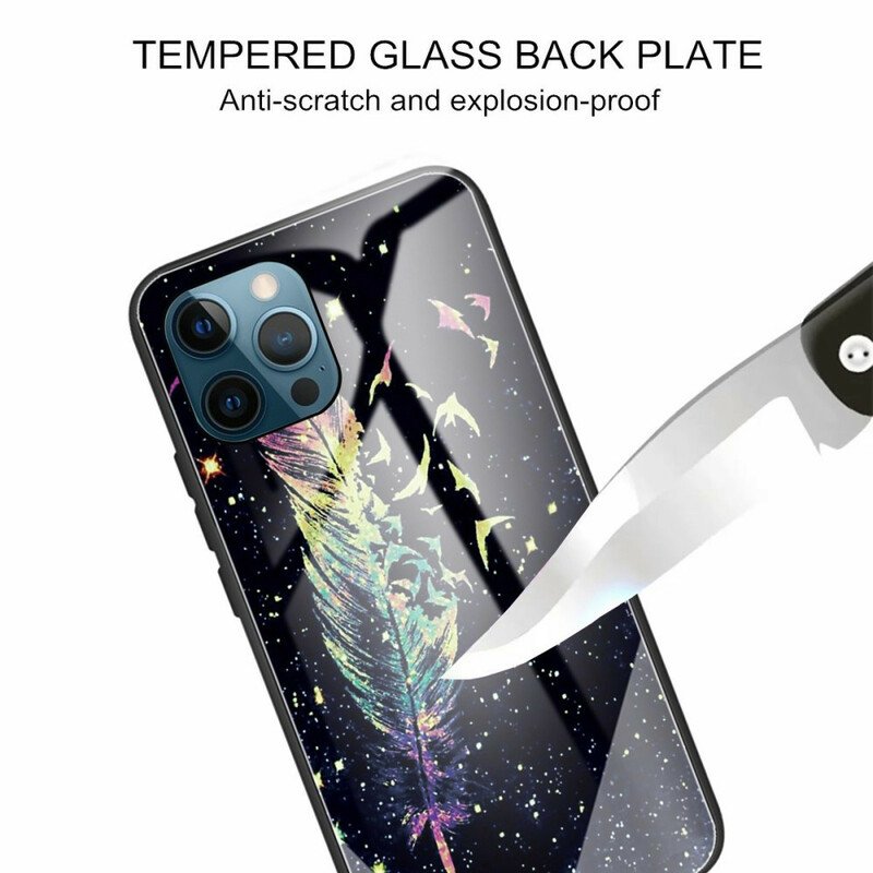 Skal iPhone 13 Pro Fjäderhärdat Glas