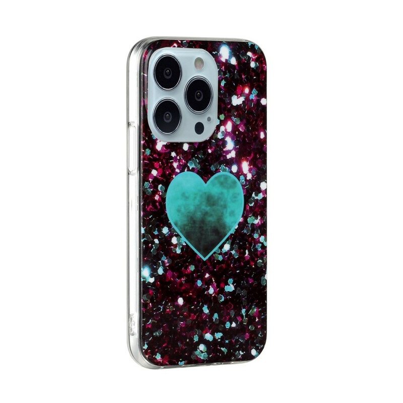 Skal iPhone 13 Pro Glitter Marmor