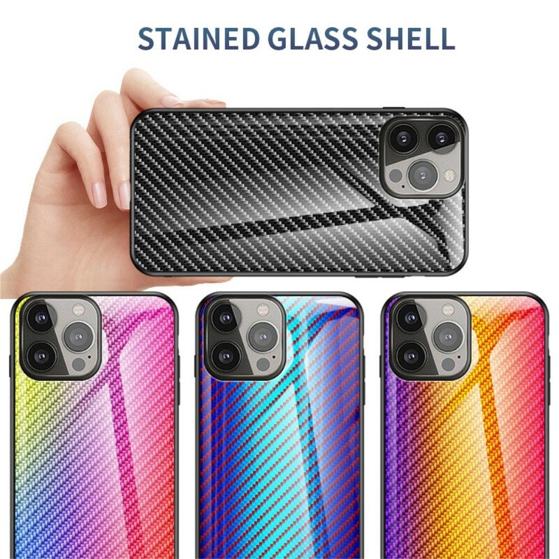 Skal iPhone 13 Pro Kolfiberhärdat Glas