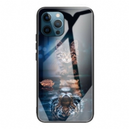 Skal iPhone 13 Pro Mitt Härdat Tigerglas