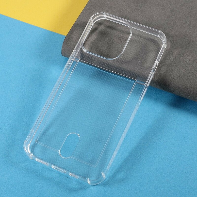 Skal iPhone 13 Pro Transparent Färgkorthållare