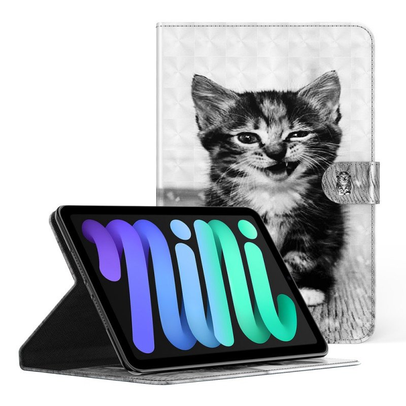 Fodral iPad Mini 6 (2021) Kattunge I Konstläder