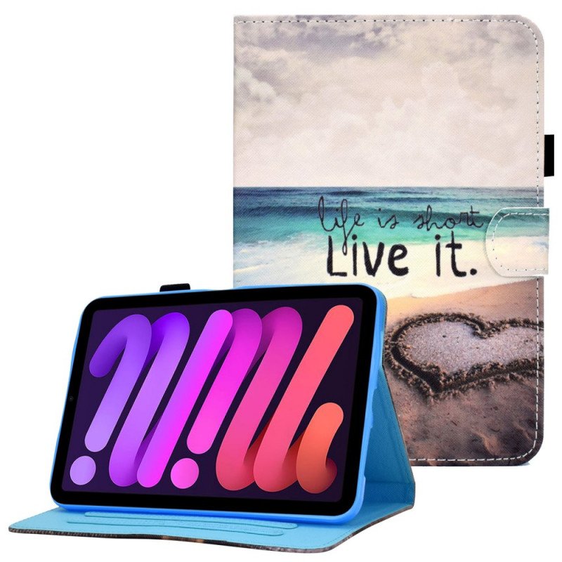 Fodral iPad Mini 6 (2021) Live It Beach