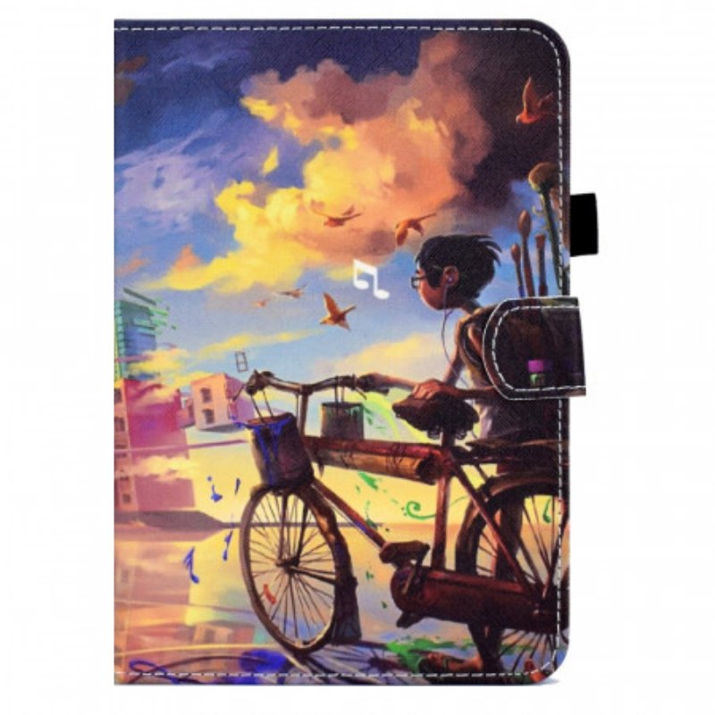 Folio-fodral iPad Mini 6 (2021) Cykel Konst