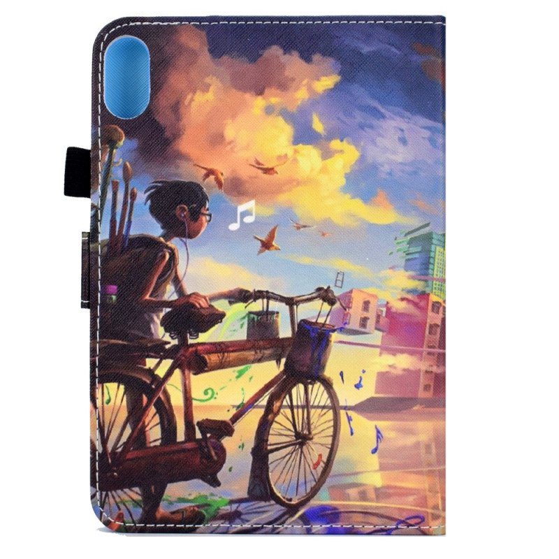 Folio-fodral iPad Mini 6 (2021) Cykel Konst