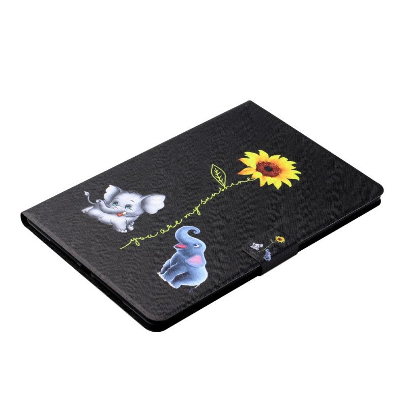 Folio-fodral iPad Mini 6 (2021) Solroselefanter