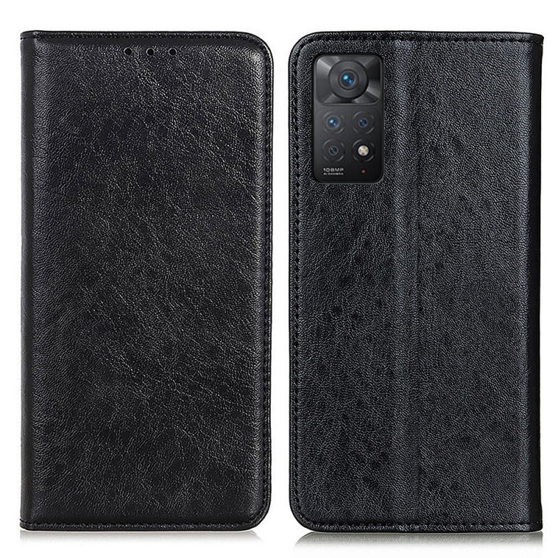 Folio-fodral Xiaomi Redmi Note 11 Pro / 11 Pro 5G Läderfodral Läder Textur