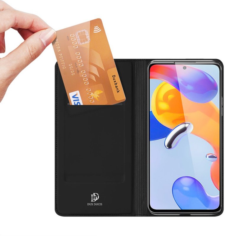 Folio-fodral Xiaomi Redmi Note 11 Pro / 11 Pro 5G Läderfodral Skin Pro Dux Ducis