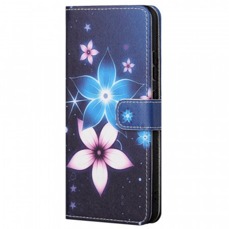 Folio-fodral Xiaomi Redmi Note 11 Pro / 11 Pro 5G Med Kedjar Lunar Strap Blommor