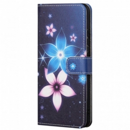 Folio-fodral Xiaomi Redmi Note 11 Pro / 11 Pro 5G Med Kedjar Lunar Strap Blommor