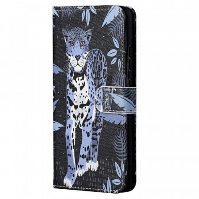 Folio-fodral Xiaomi Redmi Note 11 Pro / 11 Pro 5G Med Kedjar Strappy Leopard