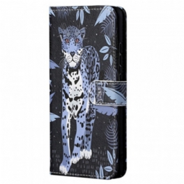 Folio-fodral Xiaomi Redmi Note 11 Pro / 11 Pro 5G Med Kedjar Strappy Leopard