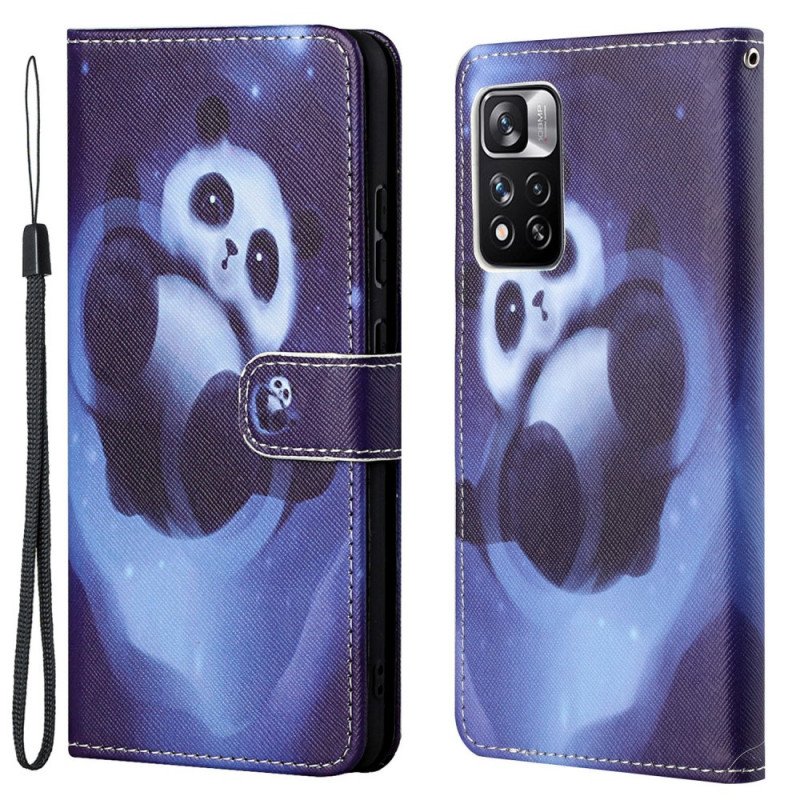 Folio-fodral Xiaomi Redmi Note 11 Pro / 11 Pro 5G Panda Space