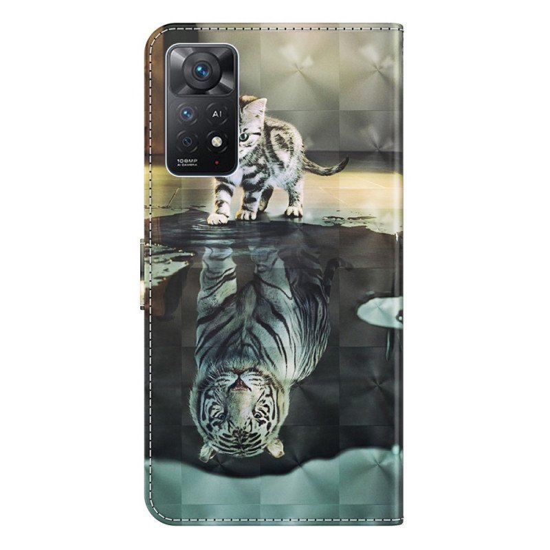 Läderfodral Xiaomi Redmi Note 11 Pro / 11 Pro 5G Ernest Tigern