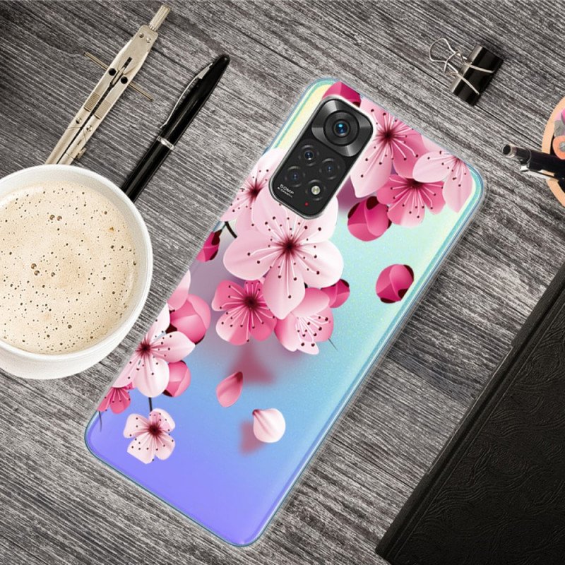 Mobilskal Xiaomi Redmi Note 11 Pro / 11 Pro 5G Små Rosa Blommor