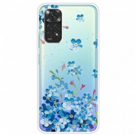 Skal Xiaomi Redmi Note 11 Pro / 11 Pro 5G Bukett Blå Blommor