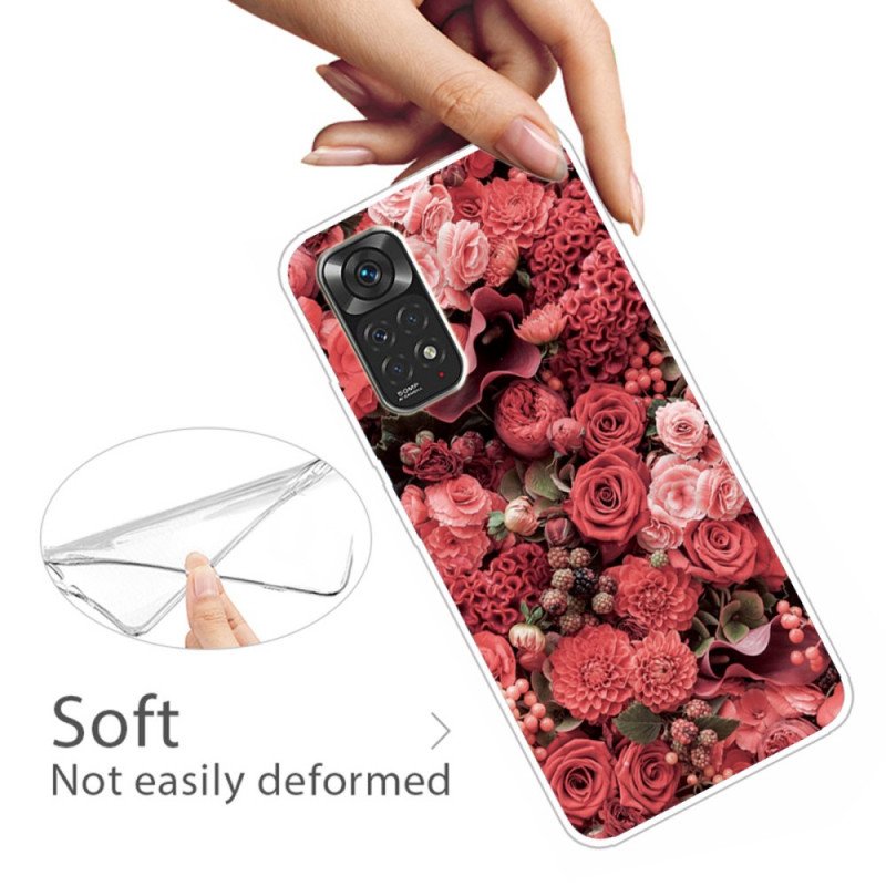 Skal Xiaomi Redmi Note 11 Pro / 11 Pro 5G Intensiva Blommor