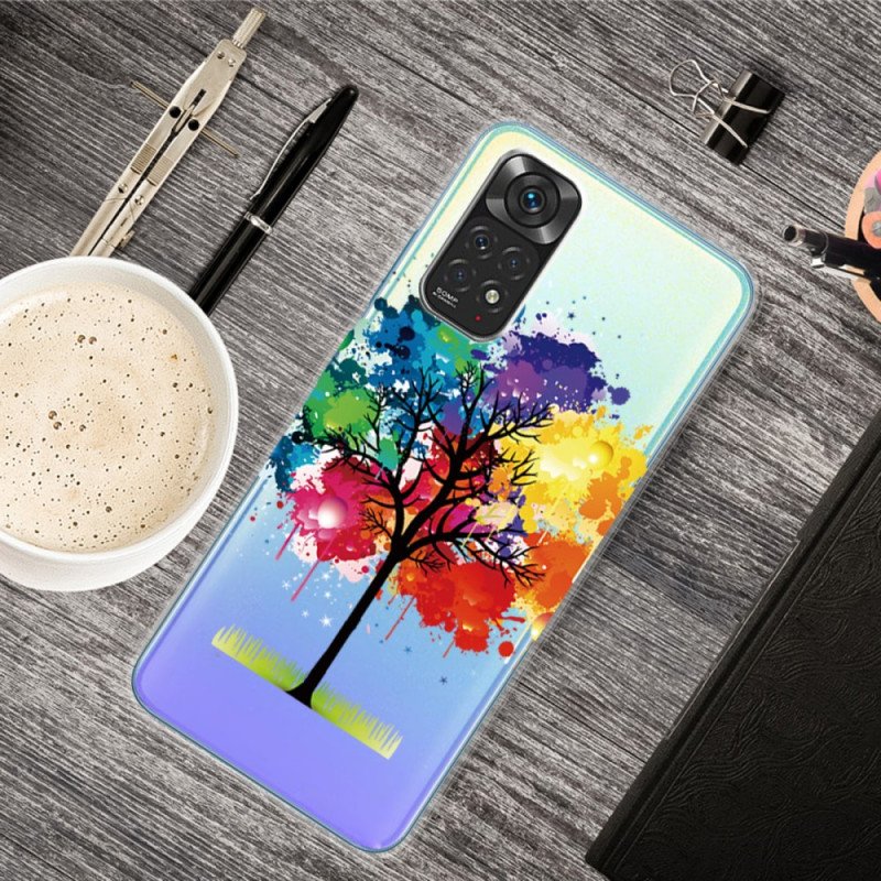 Skal Xiaomi Redmi Note 11 Pro / 11 Pro 5G Sömlös Akvarellträd