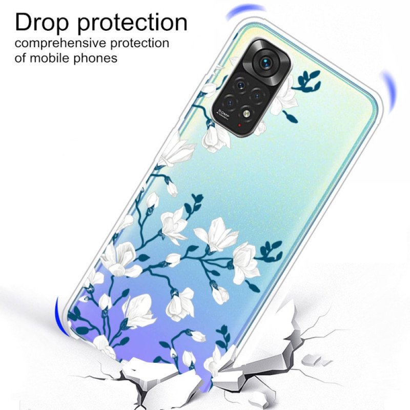 Skal Xiaomi Redmi Note 11 Pro / 11 Pro 5G Vita Blommor