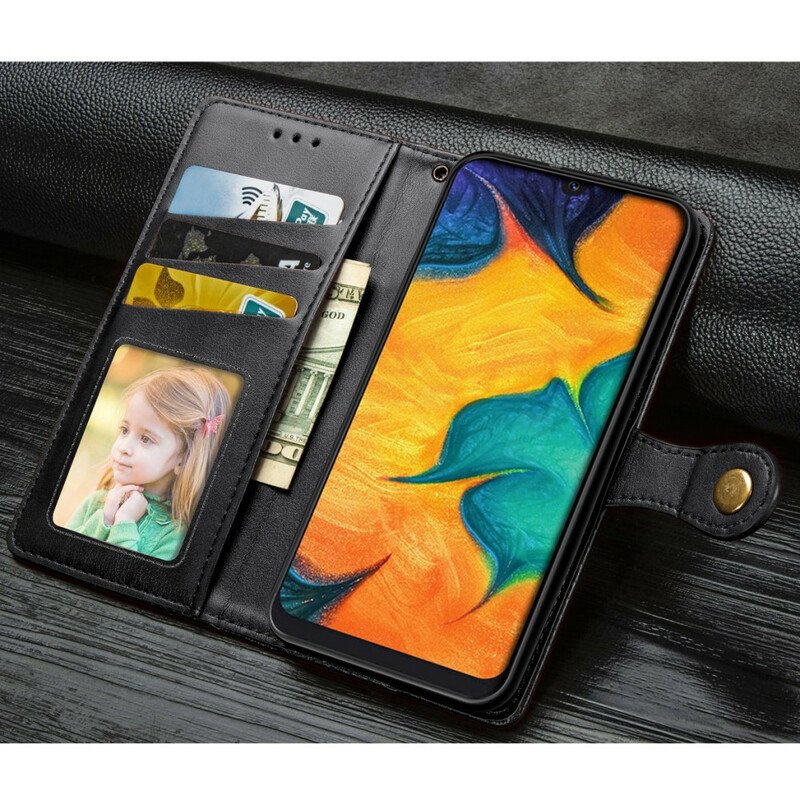 Fodral Samsung Galaxy A30 Stil Läder Business