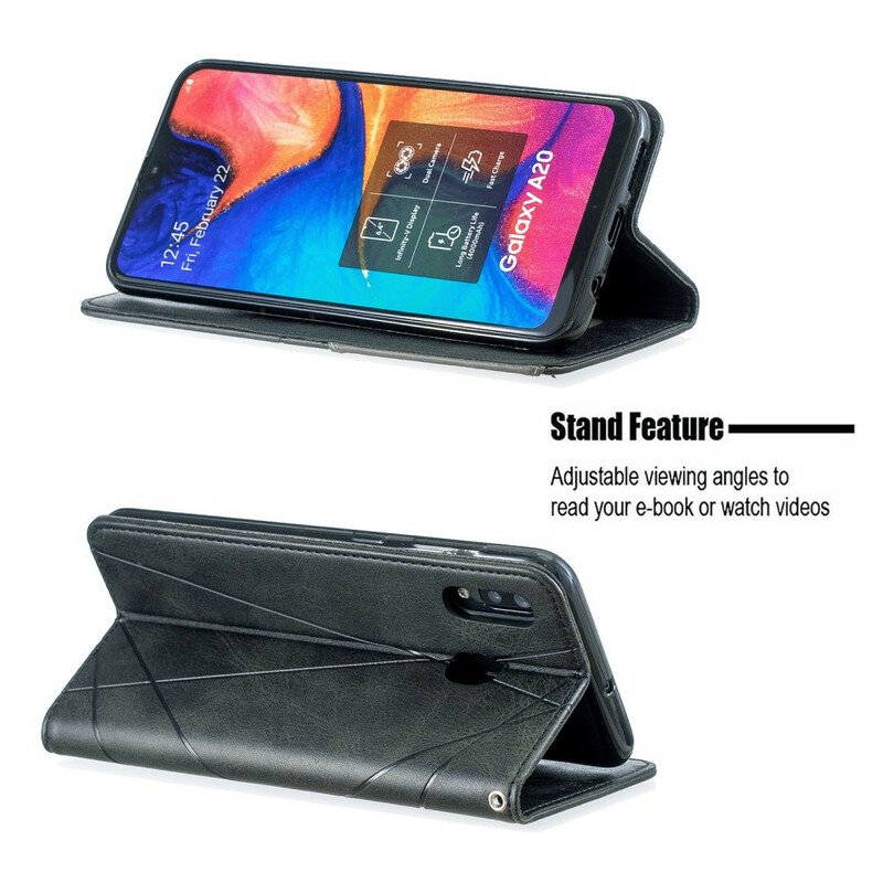 Folio-fodral Samsung Galaxy A30 Läderfodral Artist Stil