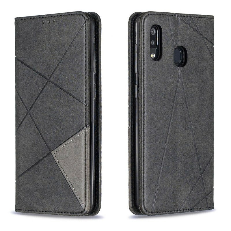 Folio-fodral Samsung Galaxy A30 Läderfodral Artist Stil