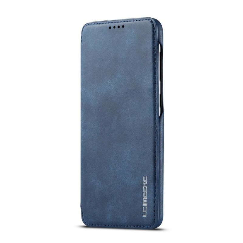 Folio-fodral Samsung Galaxy A30 Läderfodral Lc.imeeke Lädereffekt