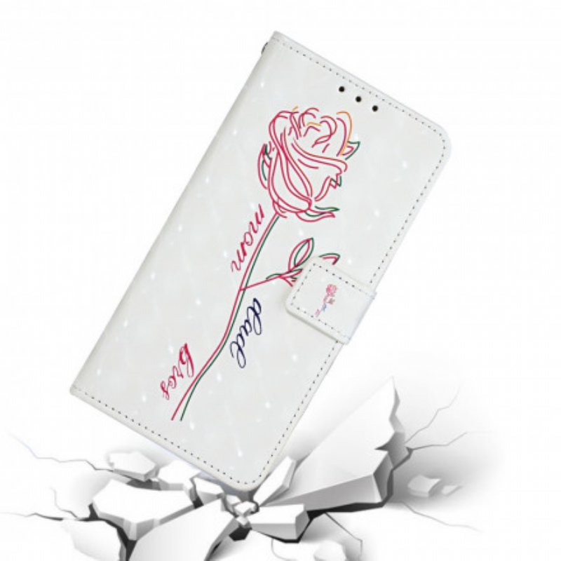 Fodral iPhone 11 Med Kedjar Blomma Justerbar Rem