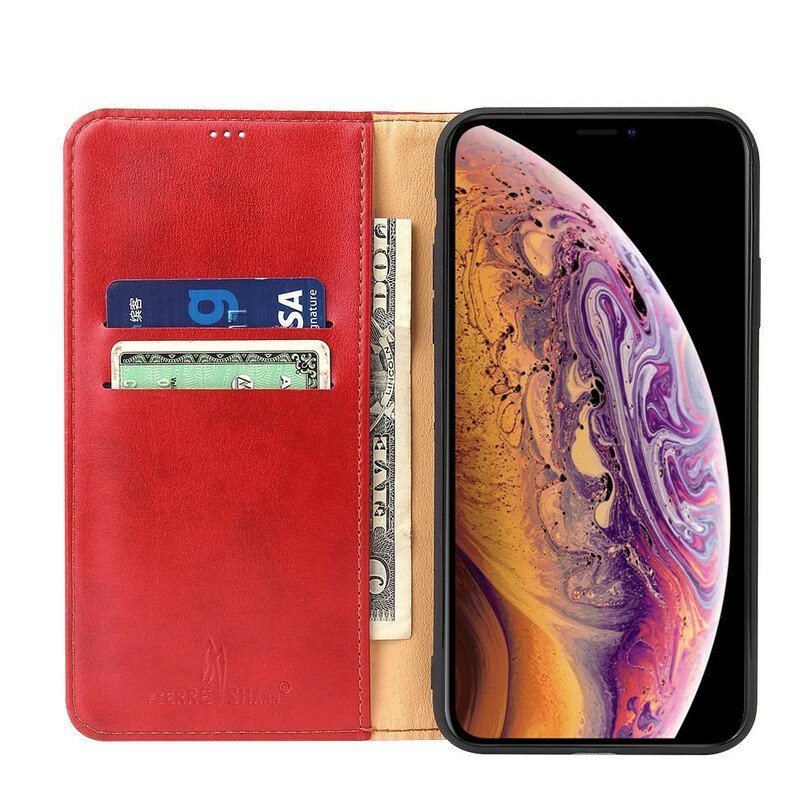 Folio-fodral iPhone 11 Läderfodral Klassiskt Konstläder