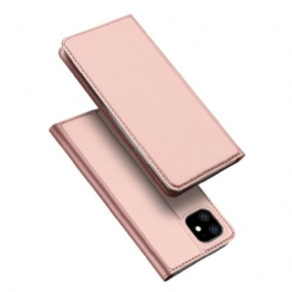 Folio-fodral iPhone 11 Läderfodral Skin Pro Series Dux Ducis