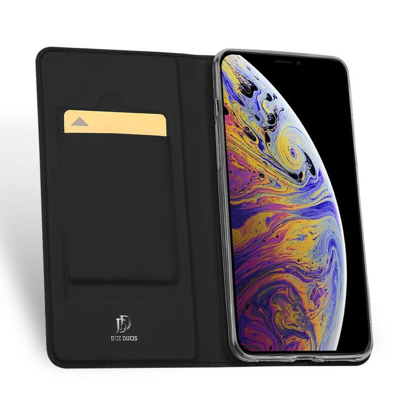 Folio-fodral iPhone 11 Läderfodral Skin Pro Series Dux Ducis