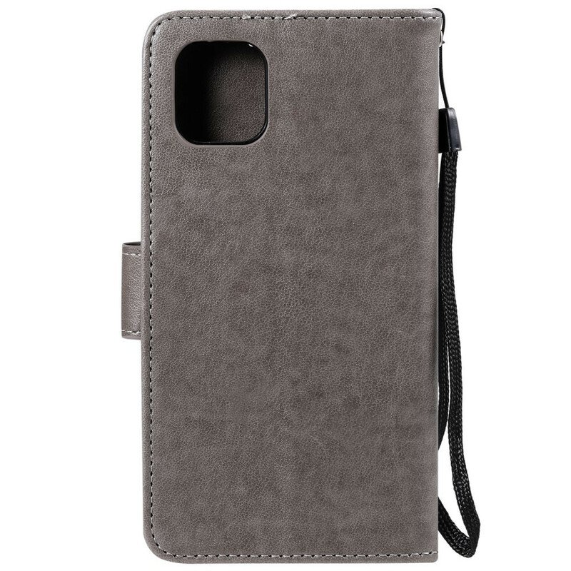 Folio-fodral iPhone 11 Med Kedjar Lanyard Daydream