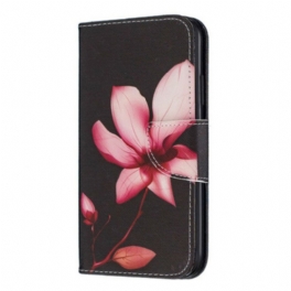 Folio-fodral iPhone 11 Rosa Blomma