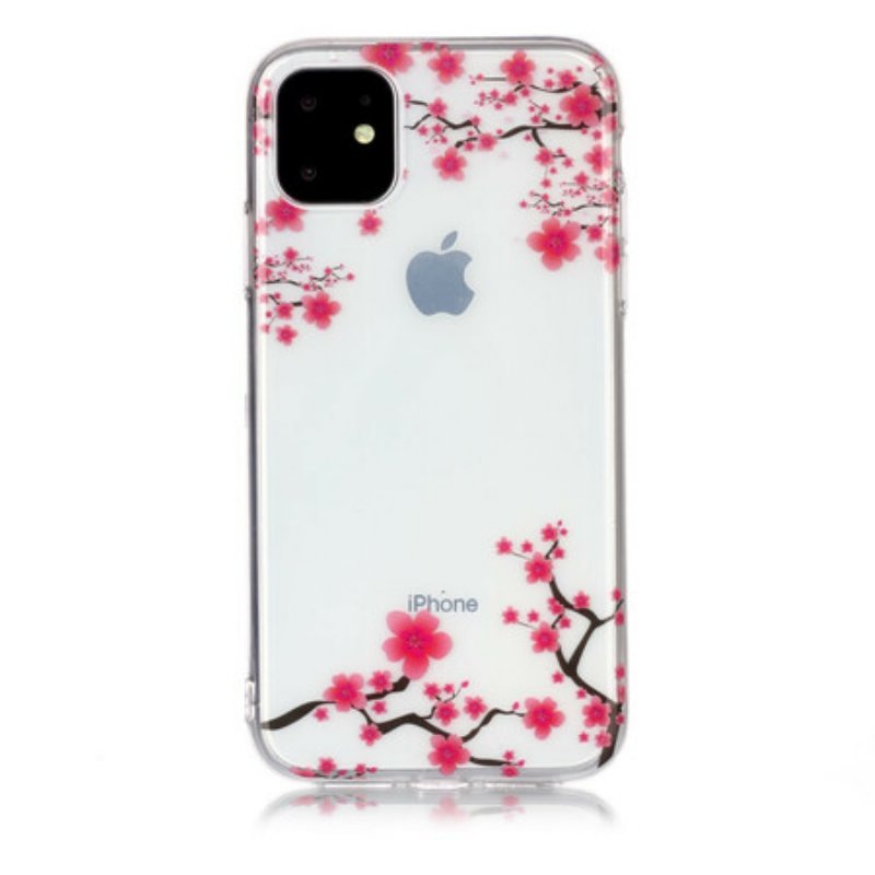 Mobilskal iPhone 11 Sömlöst Blommande Träd